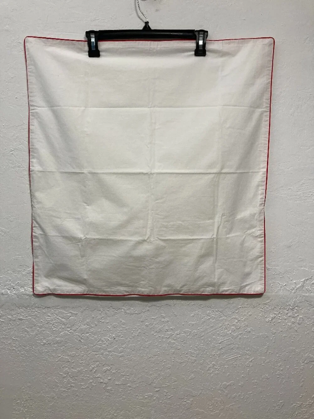 Share Pottery Barn Euro Cotton Pillow Cover Sham White Farmhouse 25x24